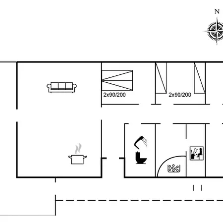 Maija - 1-4km From The Sea By Interhome בית נופש Molby